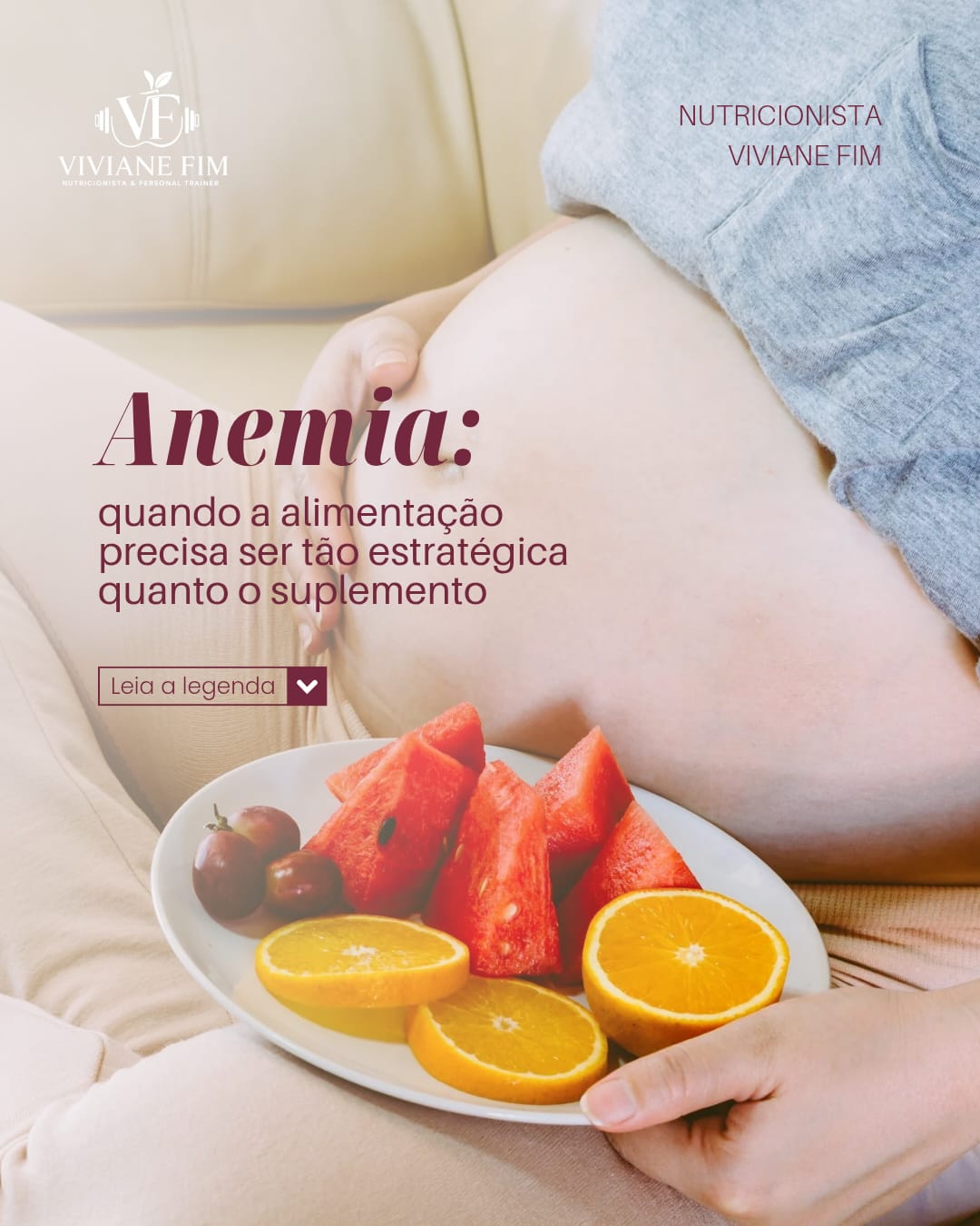 Anemia na gestação: alimentação estratégica
